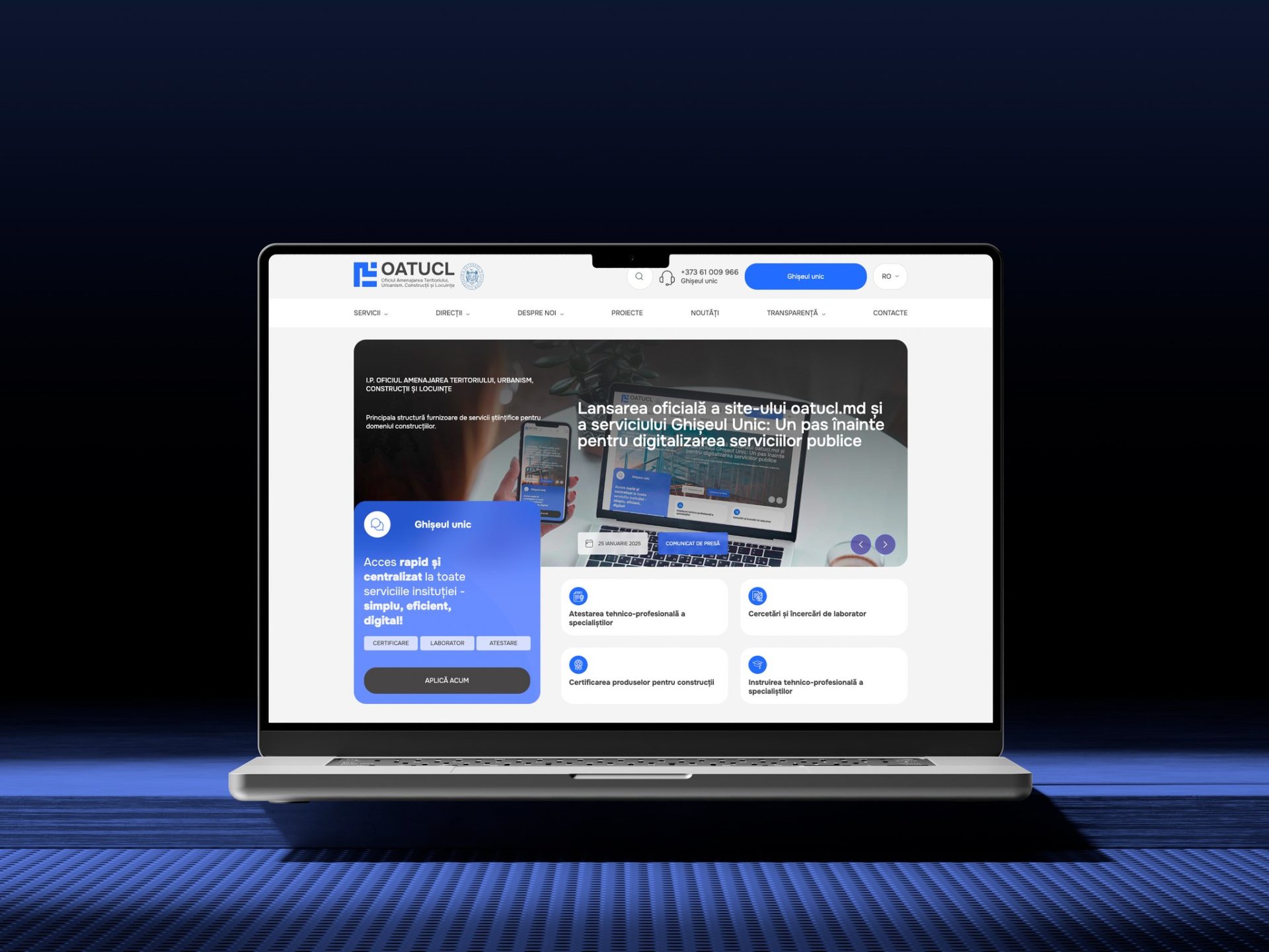 OATUCL.MD – PLATFORMA DIGITALĂ PENTRU SERVICIILE DIN DOMENIUL CONSTRUCȚIILOR