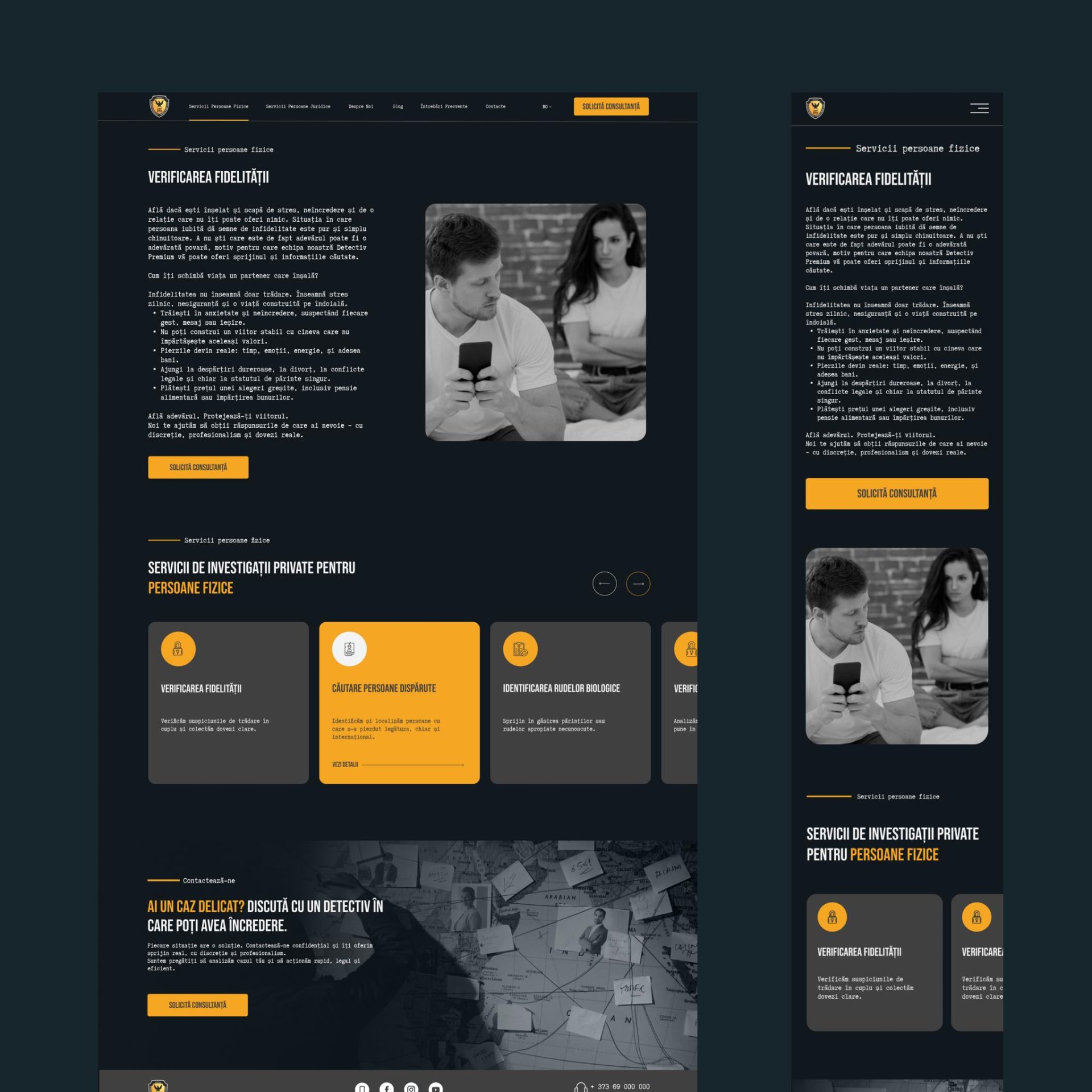 Design responsiv – impecabil pe desktop și mobil ADP-DIA